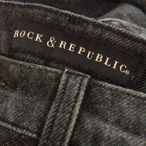 PREMIUM ROCK & REPUBLIC 5-POCKET SKINNY JEANS 26x28 ๐ - Picture 2 of 13